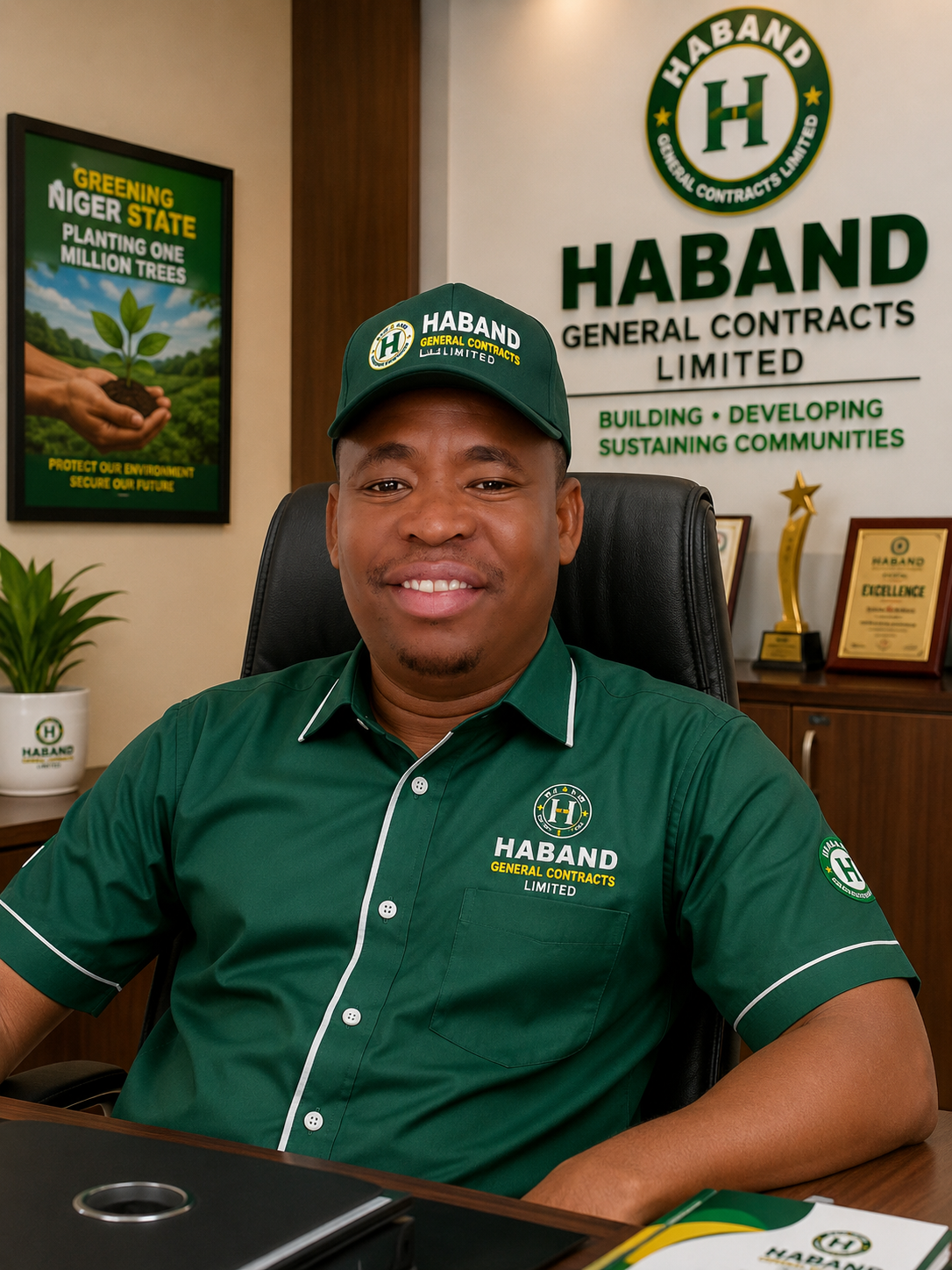 Alhaji Halliru Bande, CEO of HABAND General Contracts Limited
